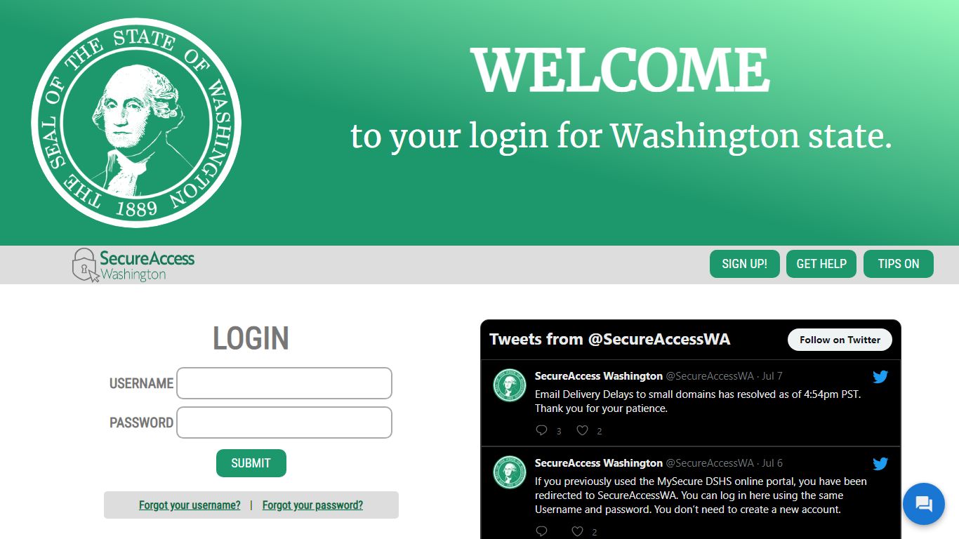 SecureAccess Washington